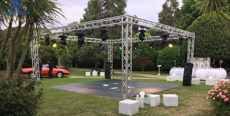 Event Equipment Aluminum Concert Canopy Roof Stage Platform Truss System For Sale