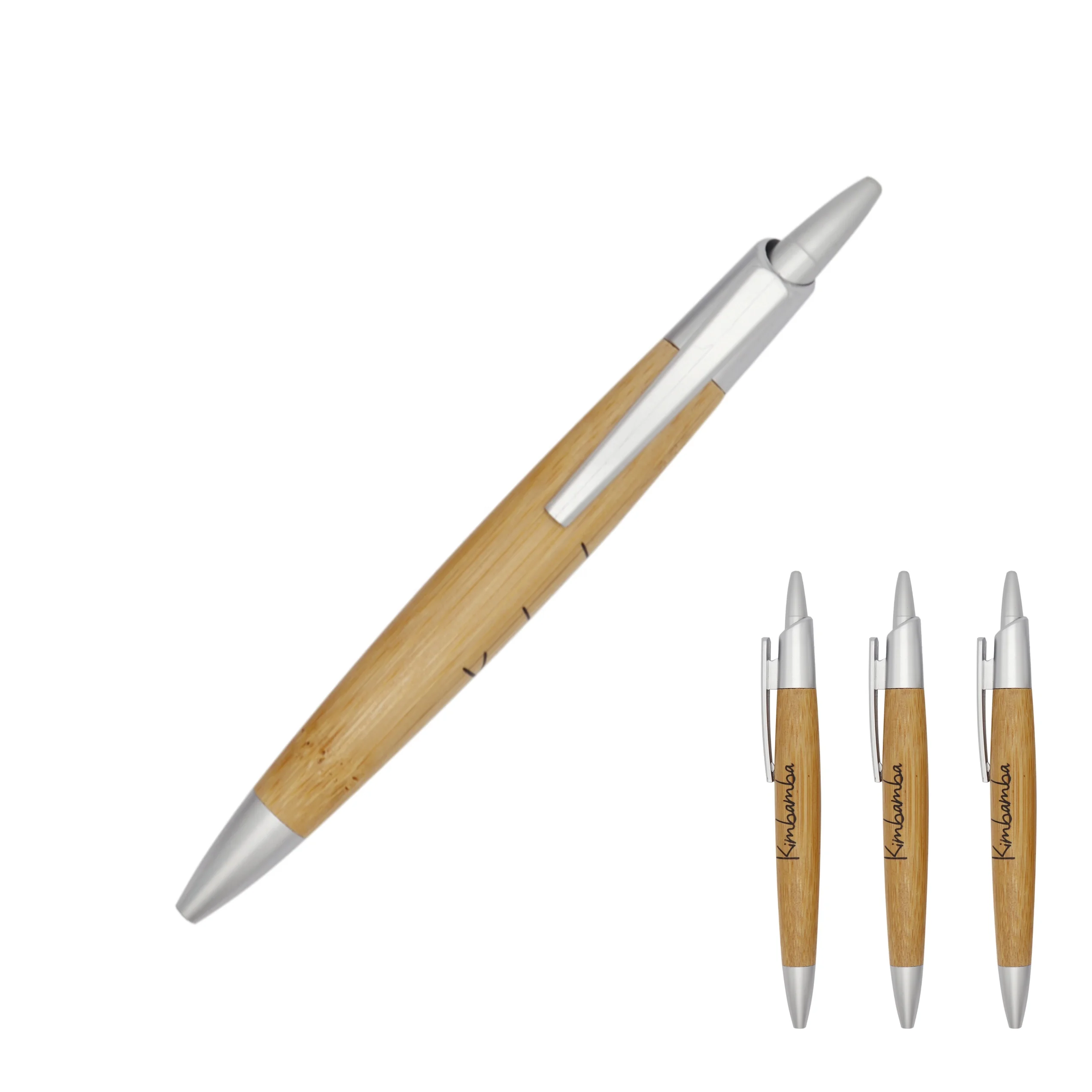 promotion free sample calligraphy bamboo wooden ballpoint pen custom logo eco with logo