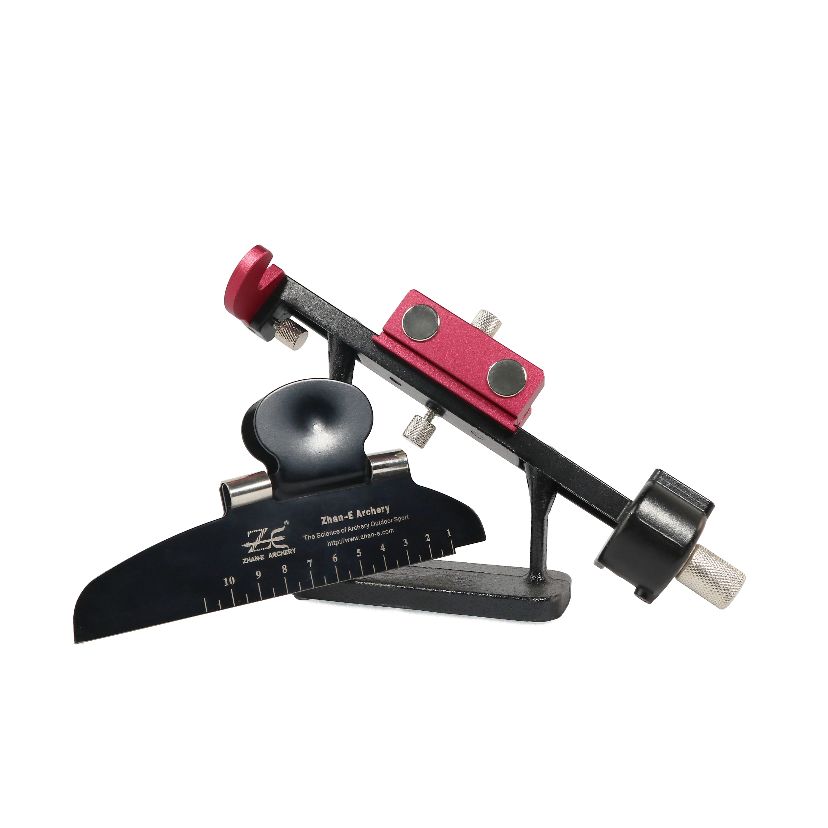 Archery Arrow Metal Fletching Jig Magnet Clamp Feather And Vane Arrow Iron Fletching Jig