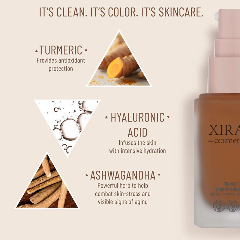 OEM Shooting Long Lasting Hight Quality Coverage Dark 2-1 Vegan White Makeup Foundation Liquid Make Up Foundation