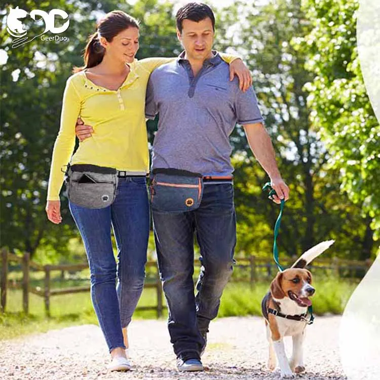 Pet Master Easily Carries Dog Treat Training Pouch Outdoor Travel Walking Food Bag Pet Dog Snack Treat Pouch