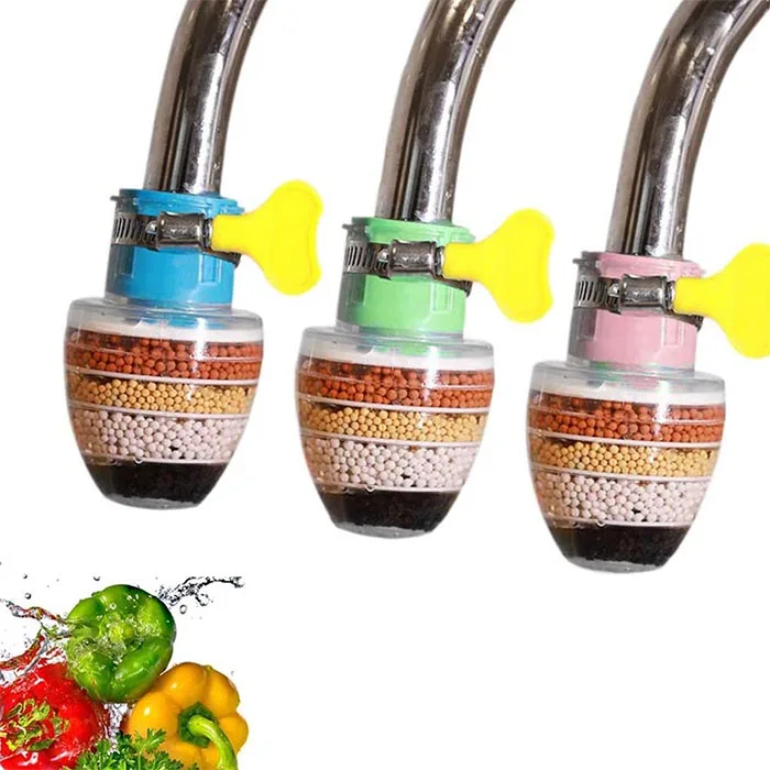 Activated carbon faucet water filter home kitchen faucet tap water clean purifier filter