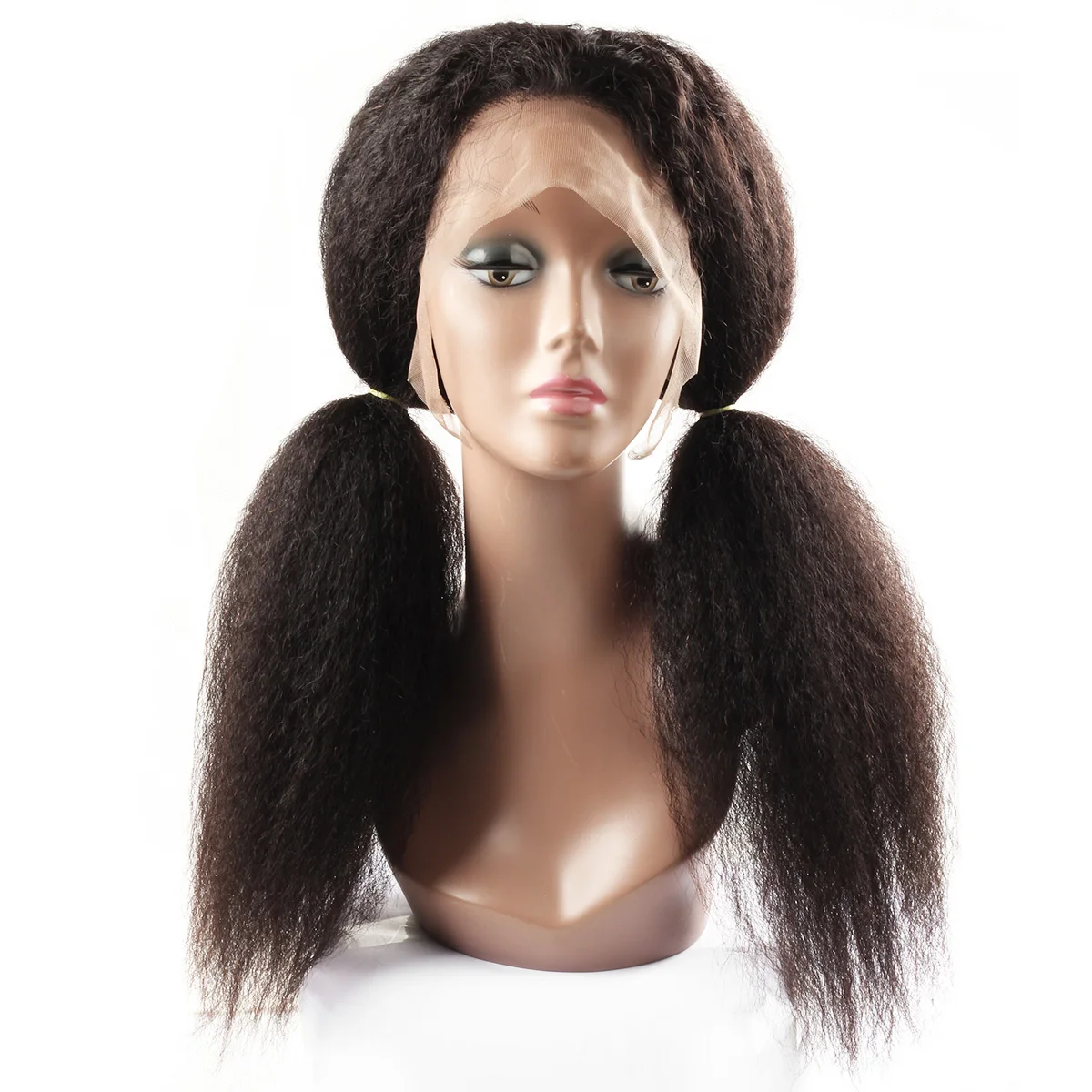 Premier stock Women Raw virgin remy Human Hair Italian yaki lace front wigs With Baby Hair Pre Plucked hair line Yaki 13*4