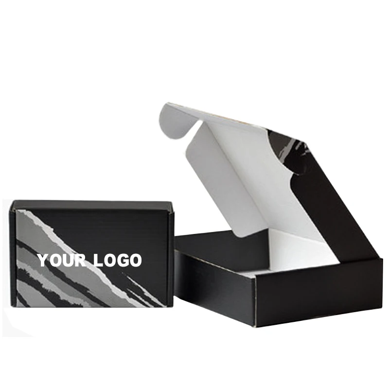 Оптовая продажа от производителя большие цвета картонная коробка для отправки одежды индивидуальный логотип печатная гофрированная упаковочная