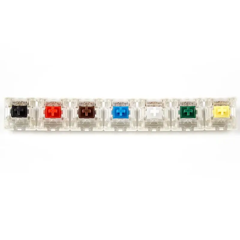  GATERON KS-9 RGB 3pin hyper желто-коричневого цвета цвета: черный белый красный синий зеленый механическая клавиатура