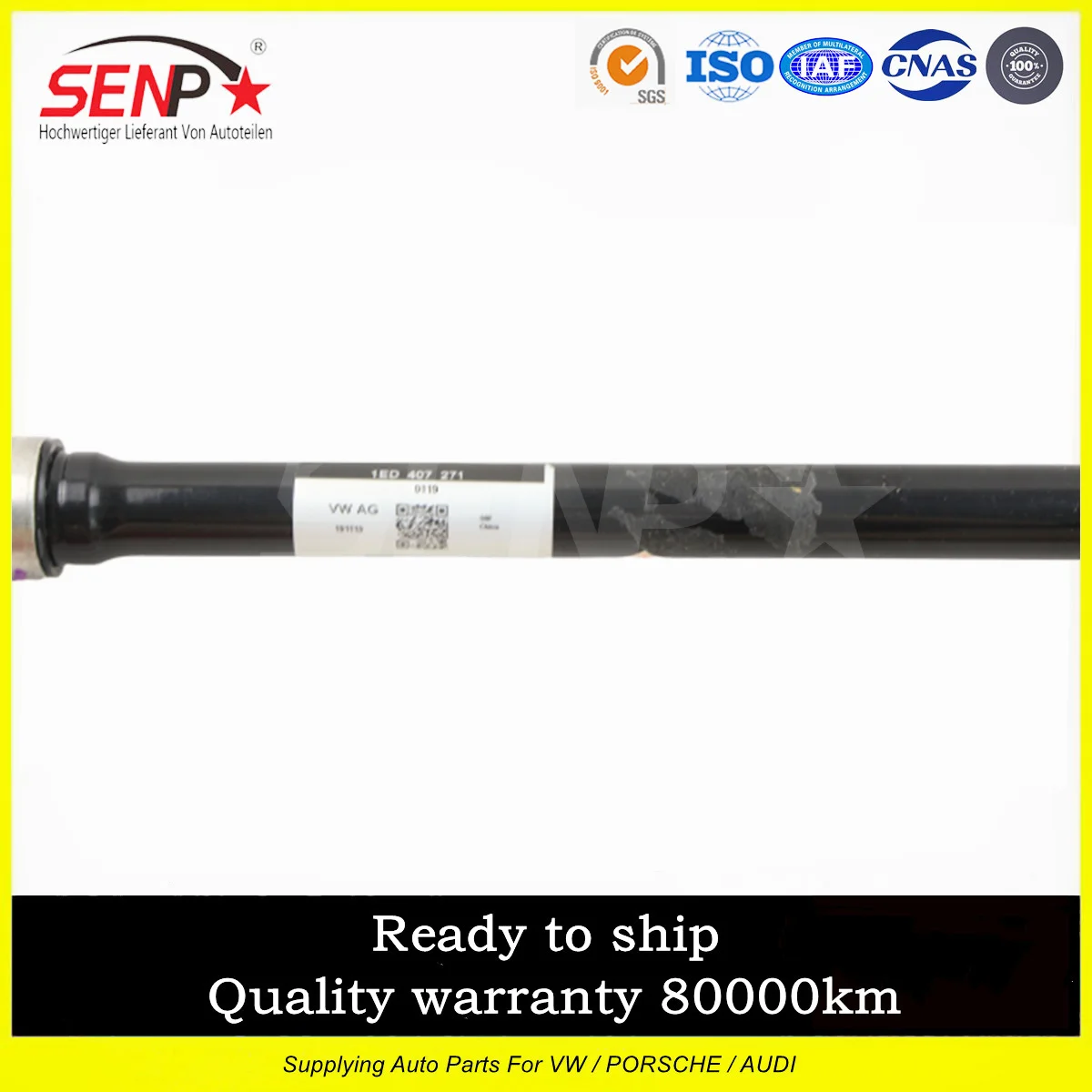 SENP Car Parts Drive Shaft Flex Joint 1ED407271 Front Driveshaft Propeller Shaft Left  For VW ID4.X ID4 ID6 ID6.X