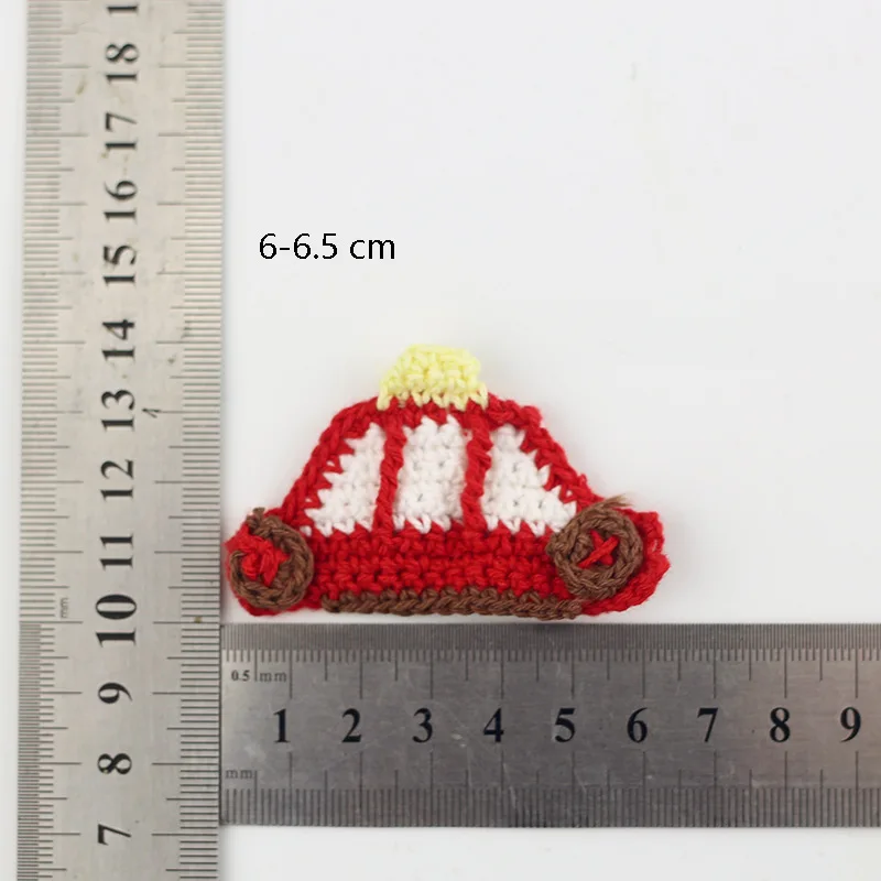 2024 Custom cute Cartoon tree crochet fabric iron on patches  for kids clothing DIY accessories