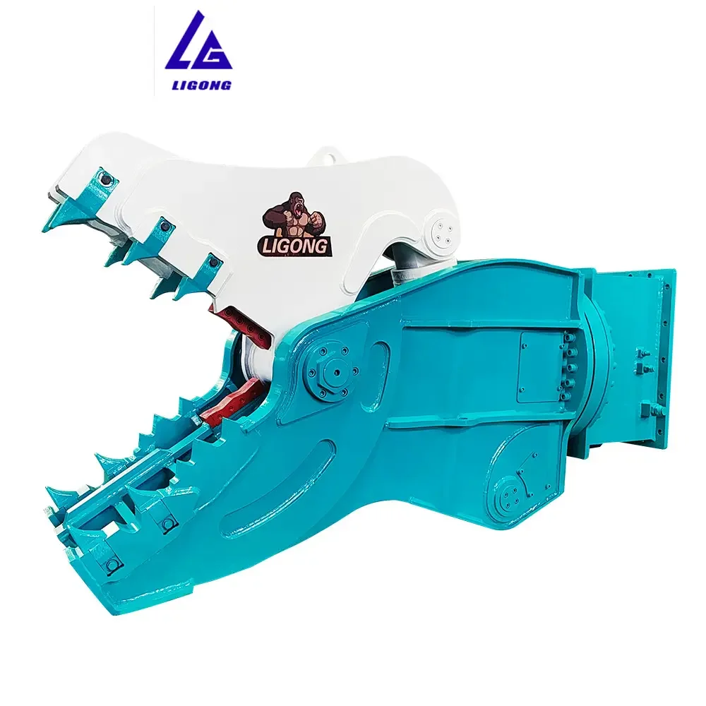 20-40t Excavator used concrete crusher,hydraulic rotating pulverizer,mechanical rock crusher