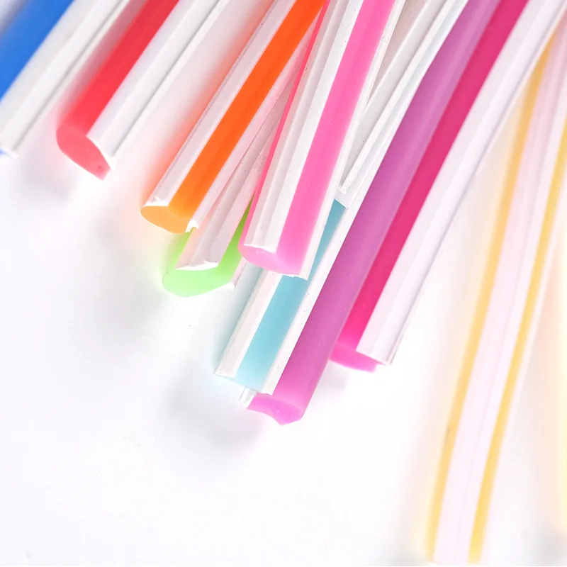 New generation separently neon tubes 6mm 8mm S type 12V flexible strip lights silicone flex led neon strip separate