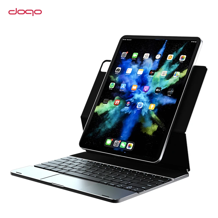 Откидная крышка Подставка беспроводная алюминиевая клавиатура-чехол для apple ipad pro 12 9 дюймов с трекпад
