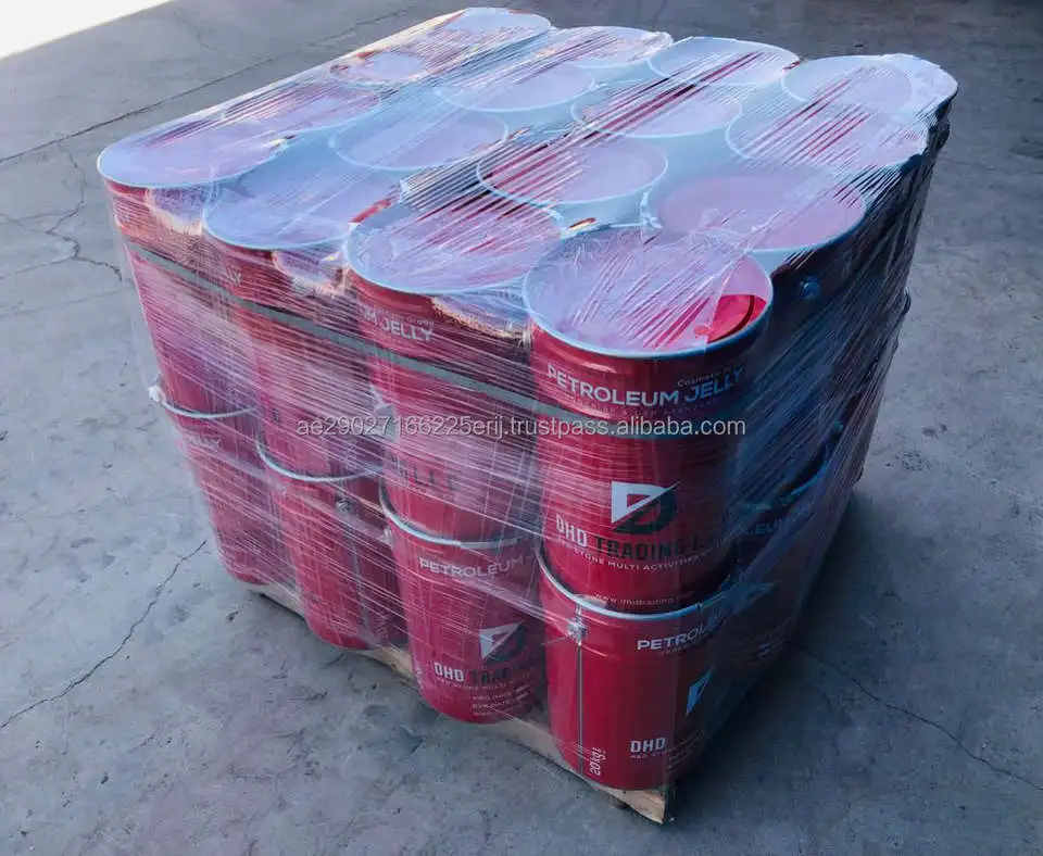 Hotsale HIgh Quality  Skin Care WHITE PETROLEUM JELLY PACKING 20 KG Red IRON & PE DRUM Best Sale