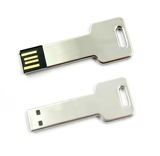 Corporate Gifts Metal Key Shaped Usb Flash Drive 128GB Usb2.0/3.0 1gb 8GB 64gb Usb Key Pen drive 32GB Cle USB Stick