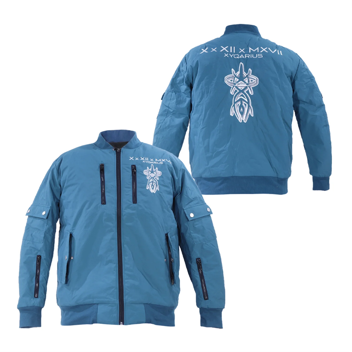 Оптовая продажа, повседневная мужская куртка на заказ, зимняя одежда для мужчин, куртки и пальто, мужская синяя одежда xyqarium, куртка