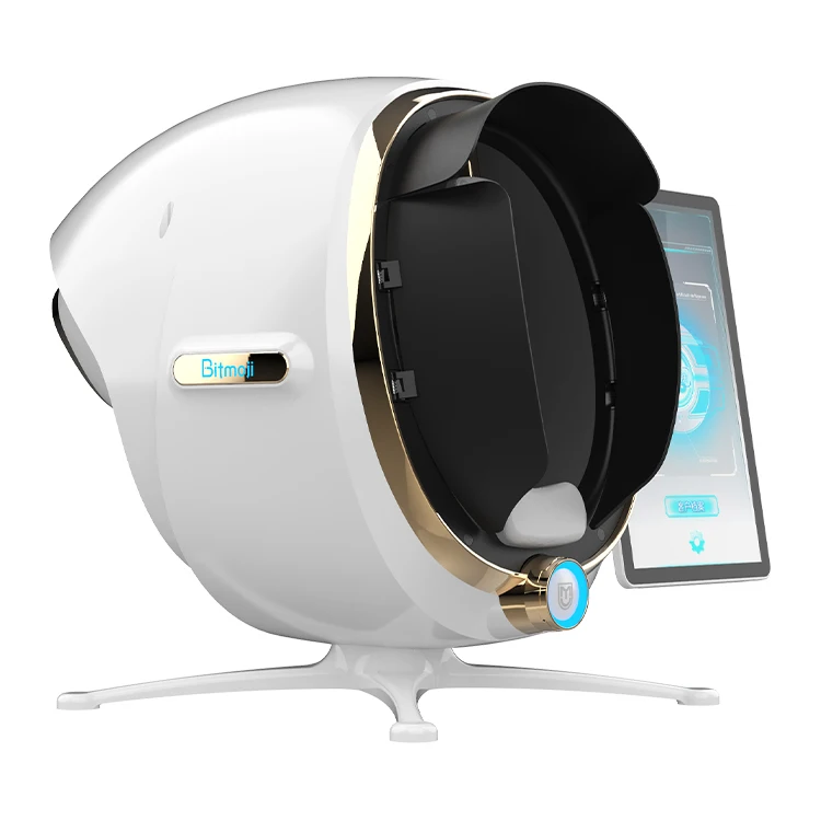 Более четкое изображение более глубокий анализ кожи 3d анализатор лица с Hd экраном Портативный Косметический