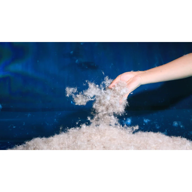 
Low Price Wholesale Bedding Soft Down Filling Material Washed Grey Goose Down 90% 