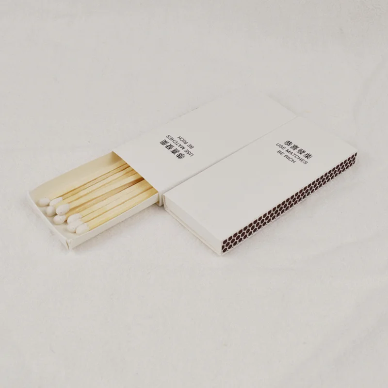 Wholesale Price Hot Sell Long Matches In Glass Jar Long Candle Scented Matches For Cigar Advertisement Hotel Matchsticks