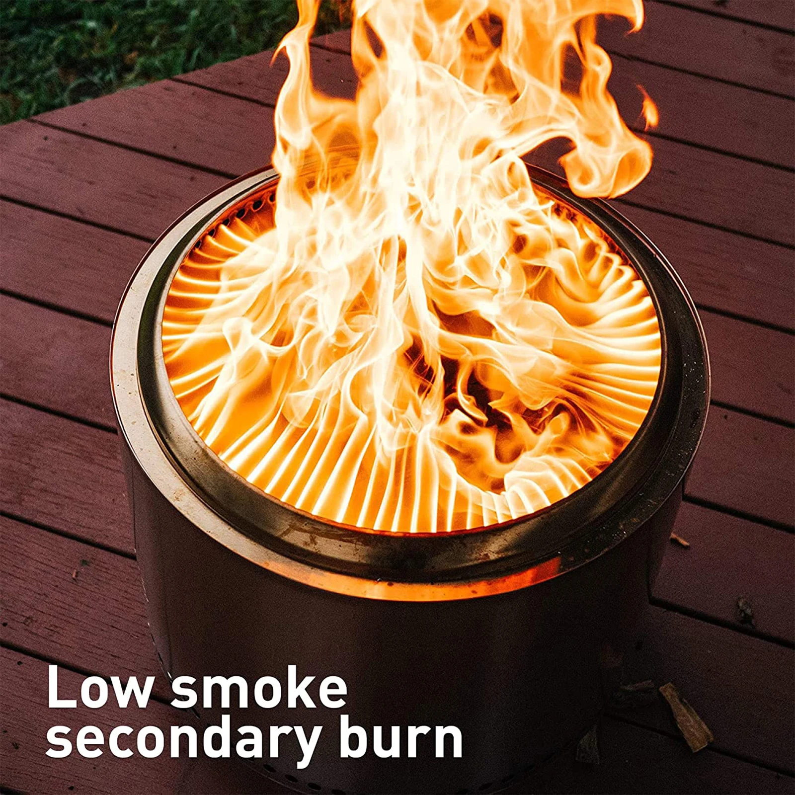smokeless fire pit stainless steel fire pit outdoor camping stove camping Smokeless Outdoor Stove for Wood Fires
