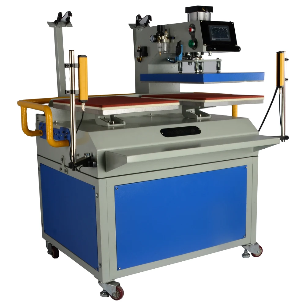 40*50 automatic open  heat press machine with laser alignment &sensor safety for shoes/short/pants/hoodies/t-shirt /handbag