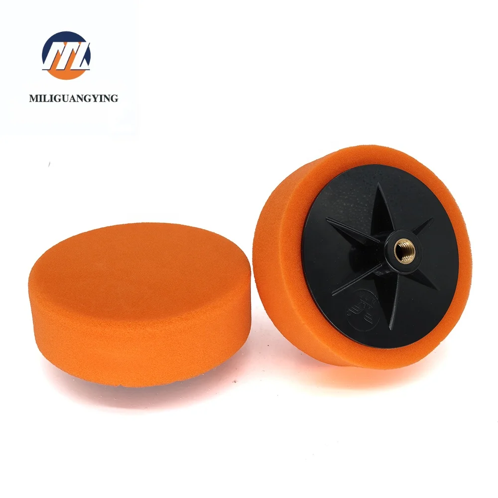6 Inch M14 16 Screw imported Car cleaning Sponge Polishing Pad Sponge with polisher
