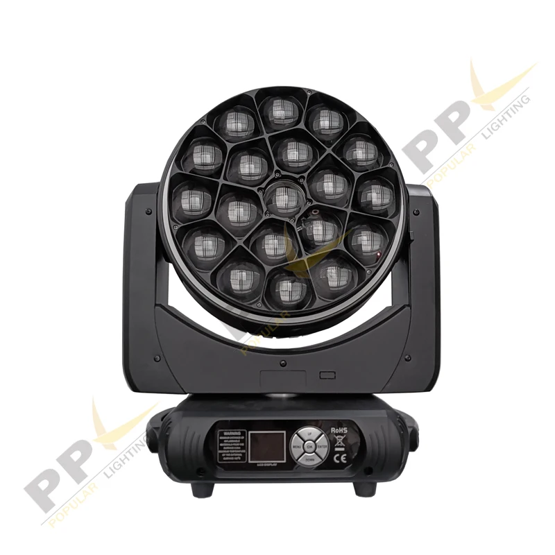 PPL Professional stage moving head pixel led 19pcs 40W Bee EYE LED Zoom Wash Light
