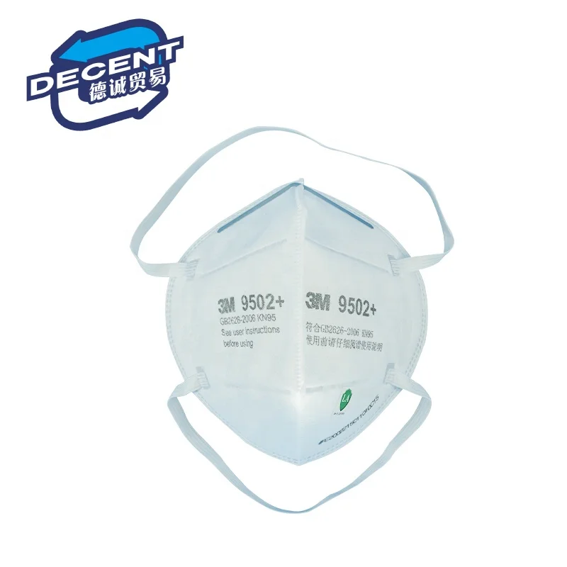 
High Quality 9502+ Hygiene Disposable Safety M-ask with Earloop 3ply Non Woven 