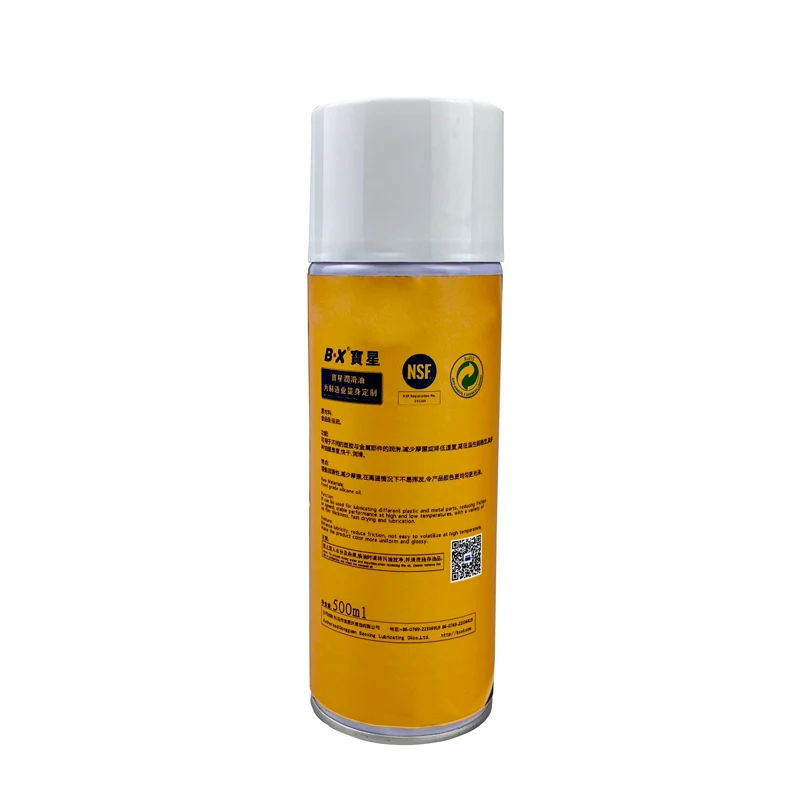 NSF H1 Food Grade Lubricants Chain Spray clear Easy Dry D321R