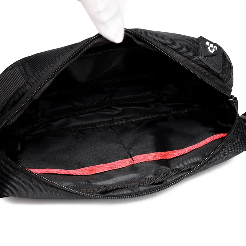 Custom Waterproof Anti Theft Designer Chest Bag Usb Crossbody Sling Bags for Men Single Shoulder Crossbody Bag