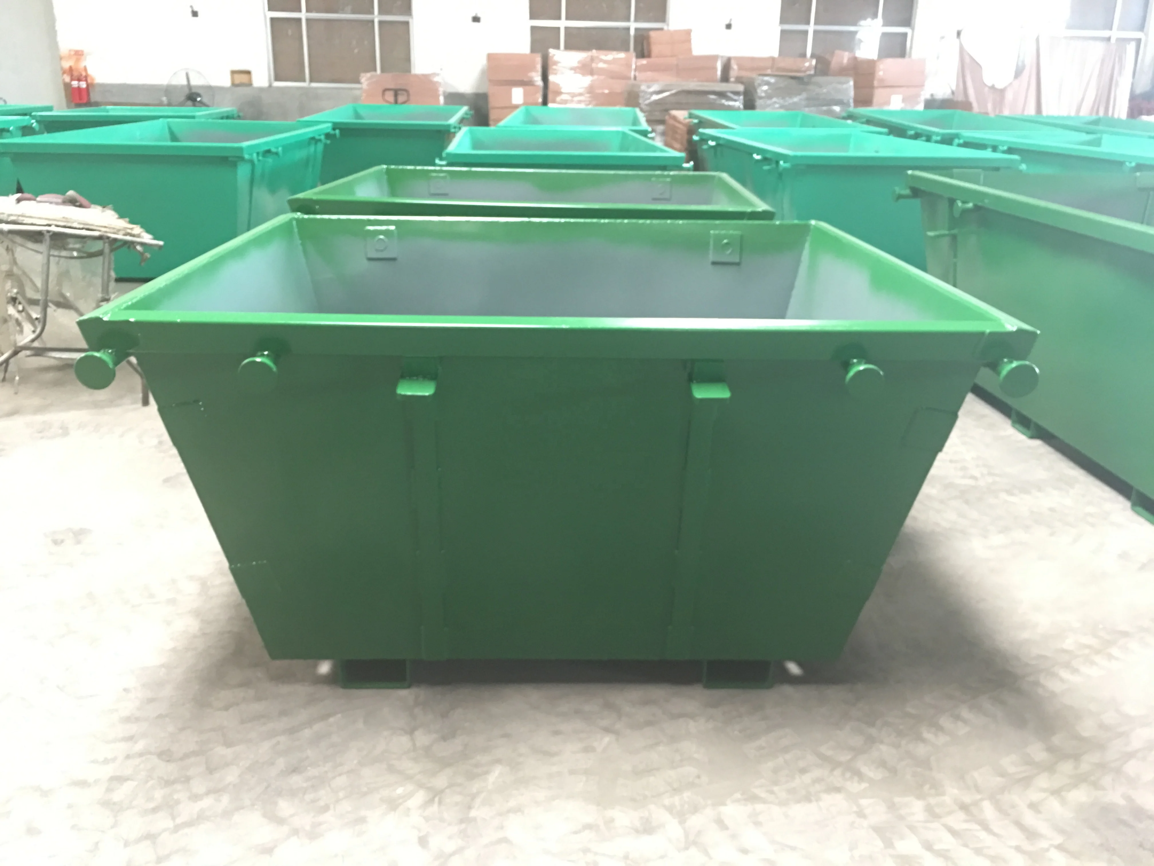 
2m3 Australia New Zealand standard waste management steel skip recycle marrell skip bin 