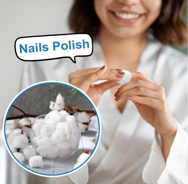 Factory High Quality 100% Pure Organic Cotton OEM Cotton Ball White Cotton Balls