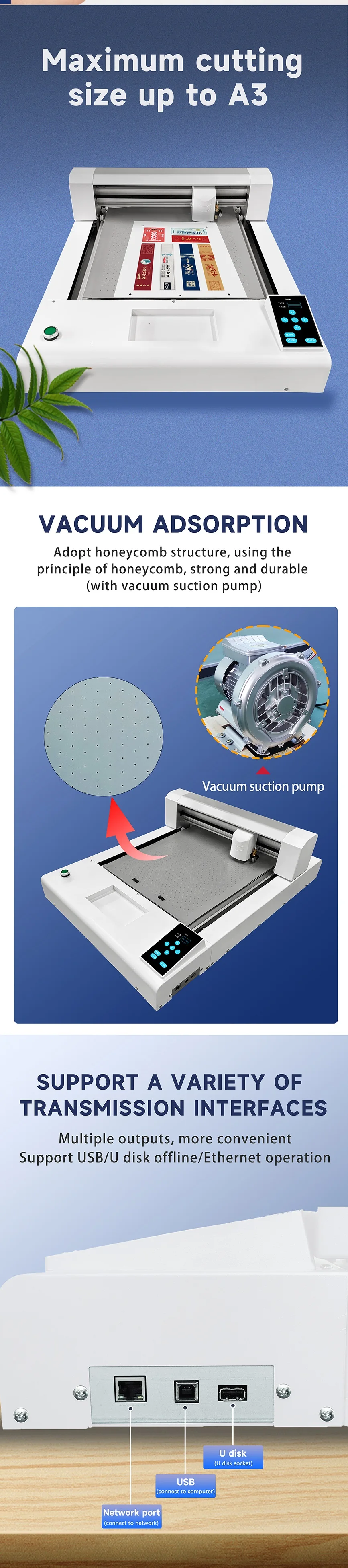 CDR Contour Cutting Stepper Motor to Match with DTF Printer A3 Mini Flatbed Vinyl Cutter Plotter