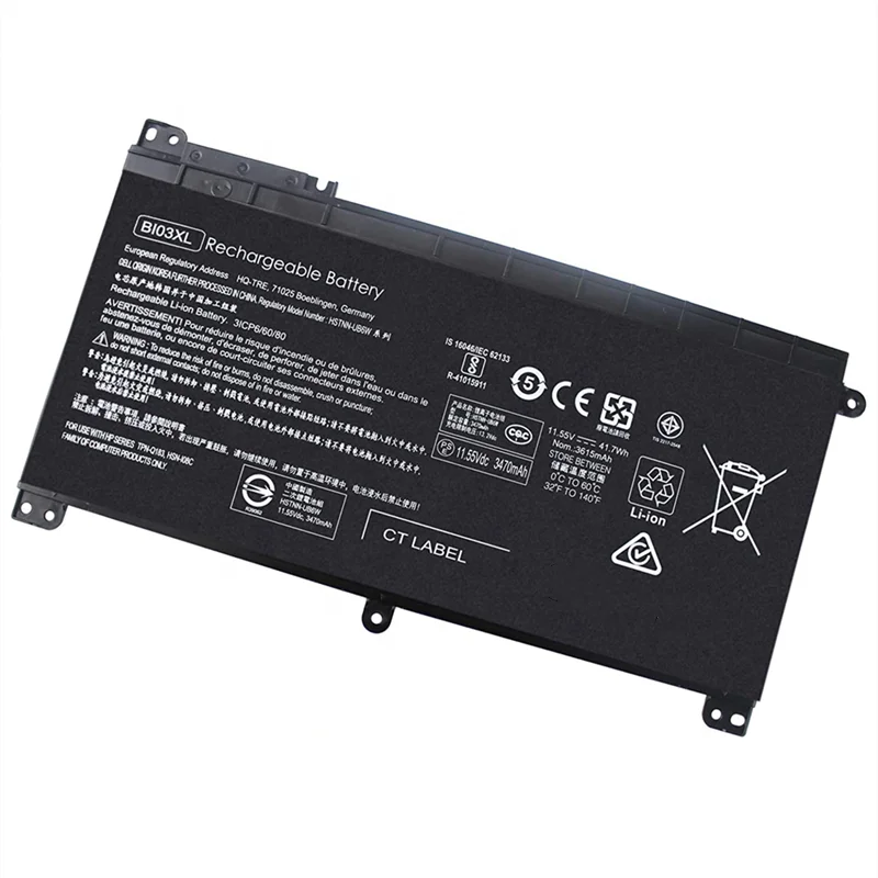 BI03XL ON03XL Laptop Battery For HP Pavilion X360 13-U Seres 844203-850 844203-855