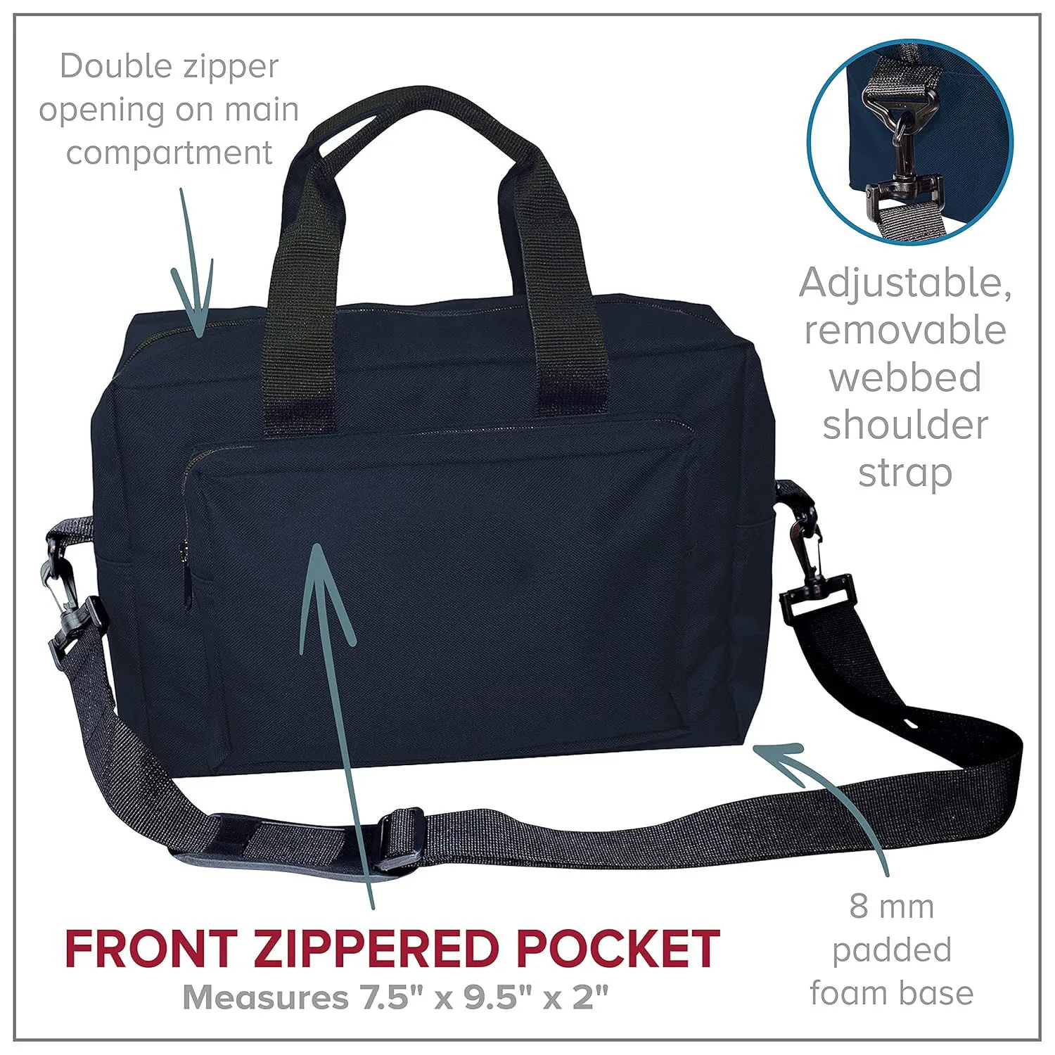 Nylon Nurse/Physician Medical Equipment Instrument Bag Portable Travel Doctor Medical Bag