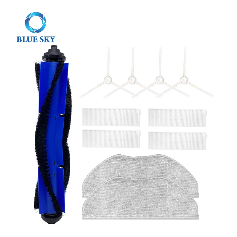 Main Side Brush HEPA Filter Compatible with Tefal Rowenta Explorer X-Plorer Series 95 RG7975WH RG7987 Robot Vacuum Cleaner