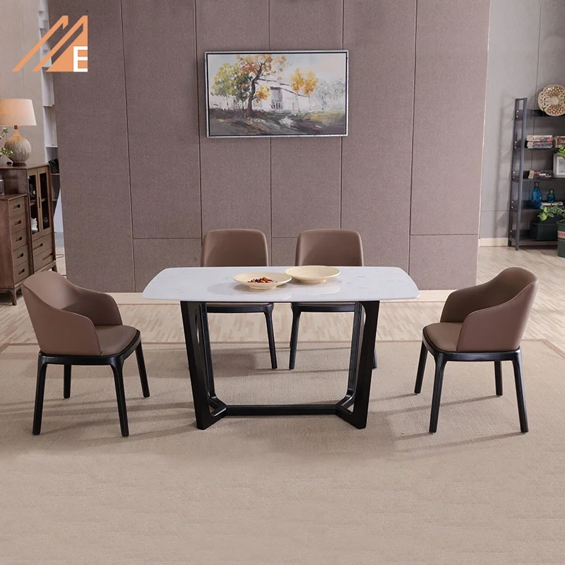 Nordic Home Furniture Modern Dining Room Sets Marble Top Table