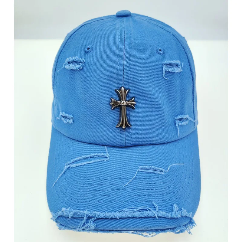 baseball cap female spring and summer wear out lovers cross duck tongue cap hole cap