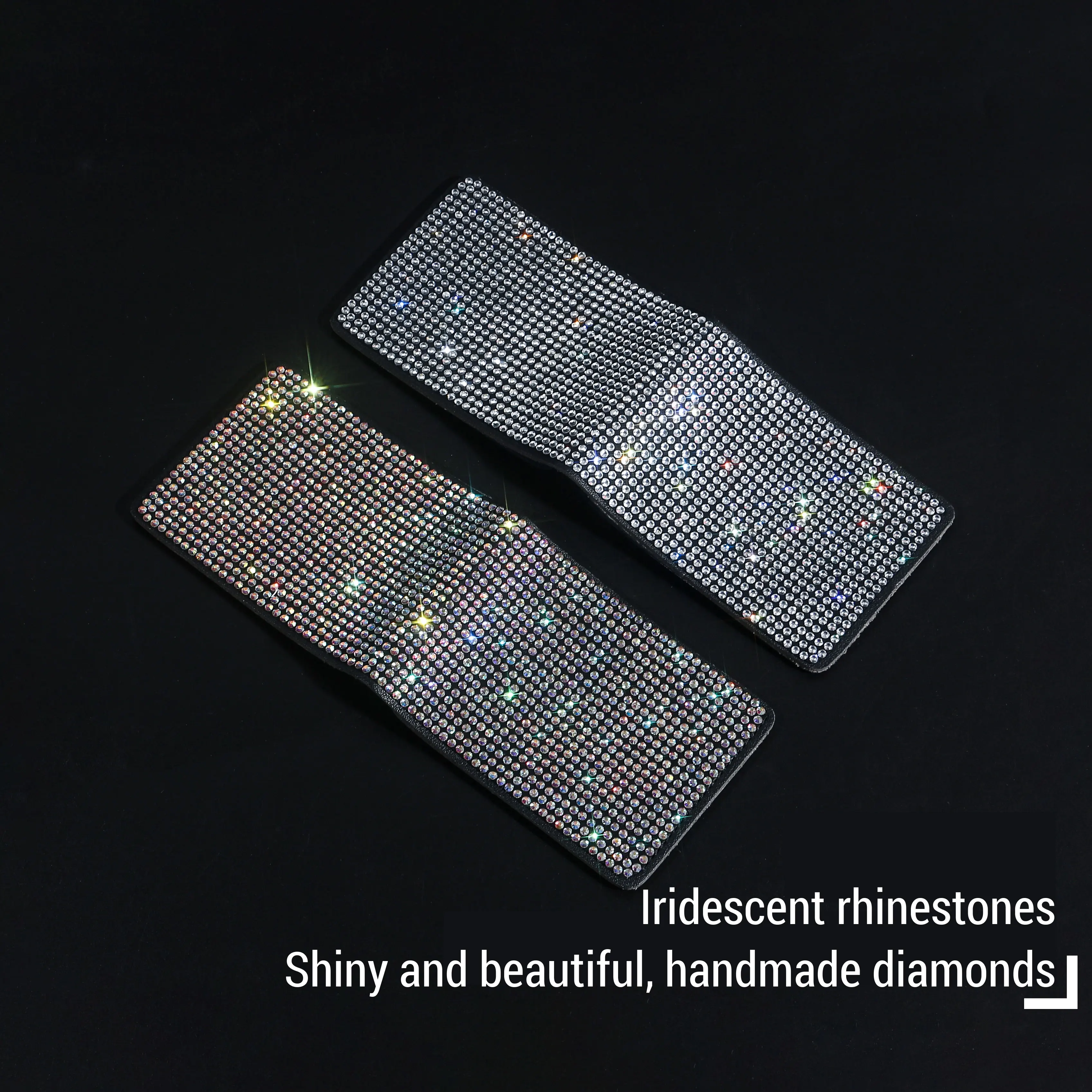Diamond Leather Car Driving Documents Auto Driver License Credit Card Bag Case Car Storage Car Accessories Interior Woman Girls