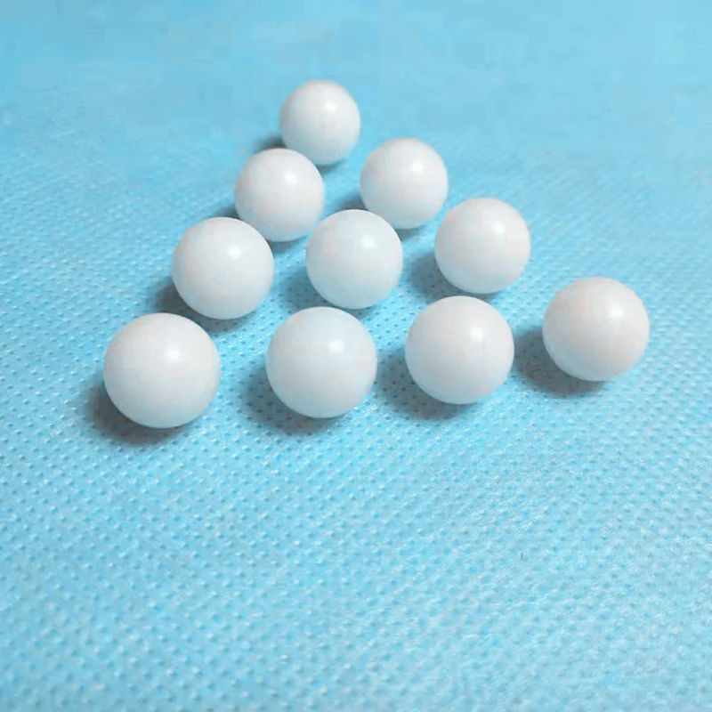 In stock 7/16' 1/2' 11.1125mm 12.7mm white precision delrin solid POM plastic ball