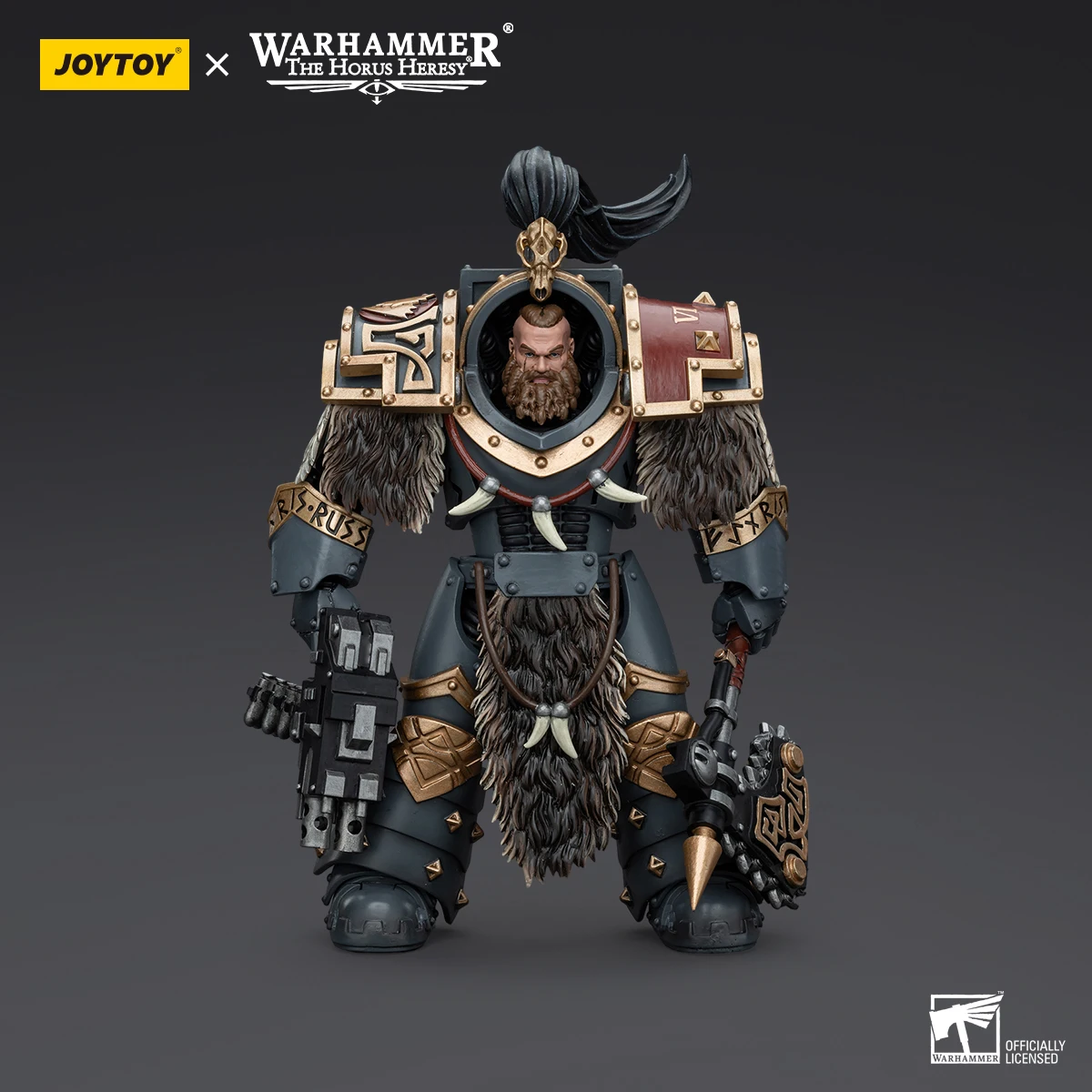 Фигурка JOYTOY 1/18 для Warhammer 40K Космические Волки Varagyr Wolf Guard Squad Terminator 4 JT5857