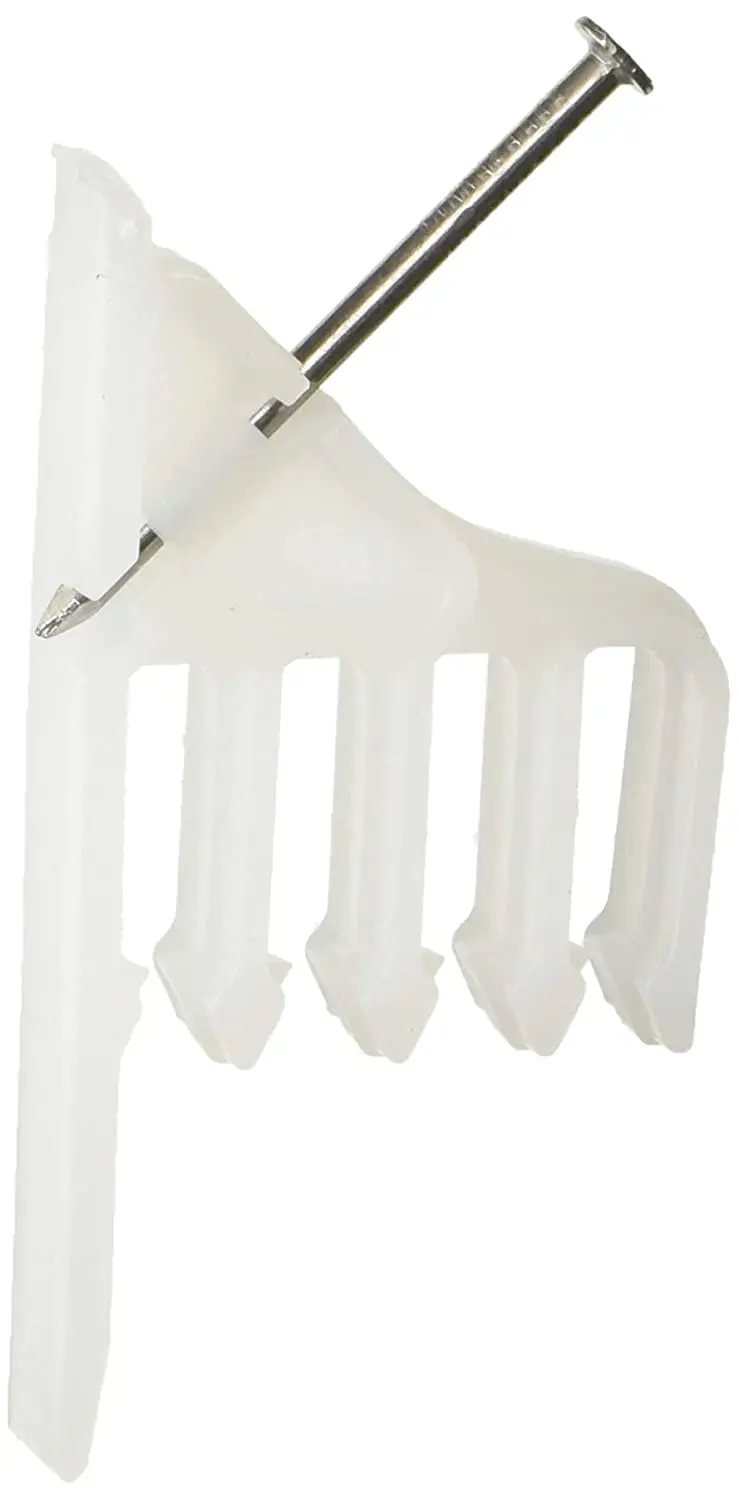 NM cable Staples Insulated Staple cable stackers. cable clips