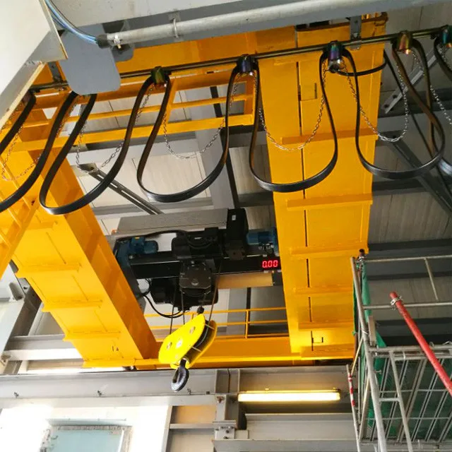 Double girder European quality overhead crane trolley electric cable hoist