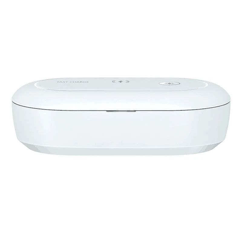 2023 Newest Top Selling Portable Multifunction UV clean box Portable UV Light Smartphone clean box light With 10W Fast Wireless
