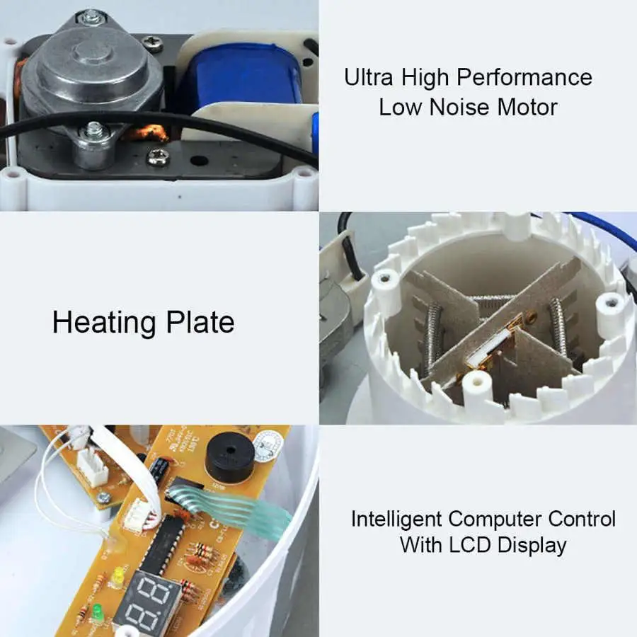 Household Digital control Fruit drying machine Food dehydrator pet food dehydrating air dryer 3 trays resin Drying apparatus