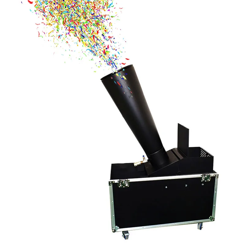 Большая Радужная машина для производства бумаги CO2 Blaster Confetti 15 м высота распыления