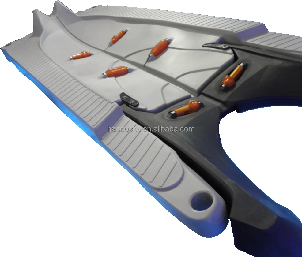 Модульная плавающая сцена для Гидроциклов с роликами и столбиком