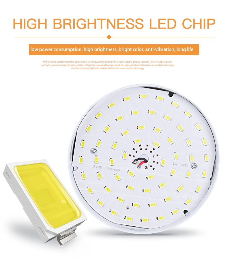 Rechargeable Adjustable Emergency Light Household Home Led Outdoor Lamp Camping Emergency Bulb
