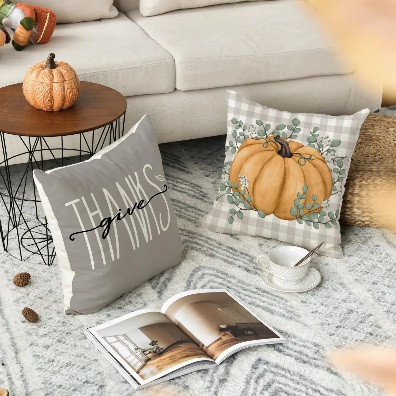 2023 New Halloween Holiday Pillow Covers Pumpkin Decor Cushion Cover 45x45 Custom Photo Printed Pillow Covers For Home