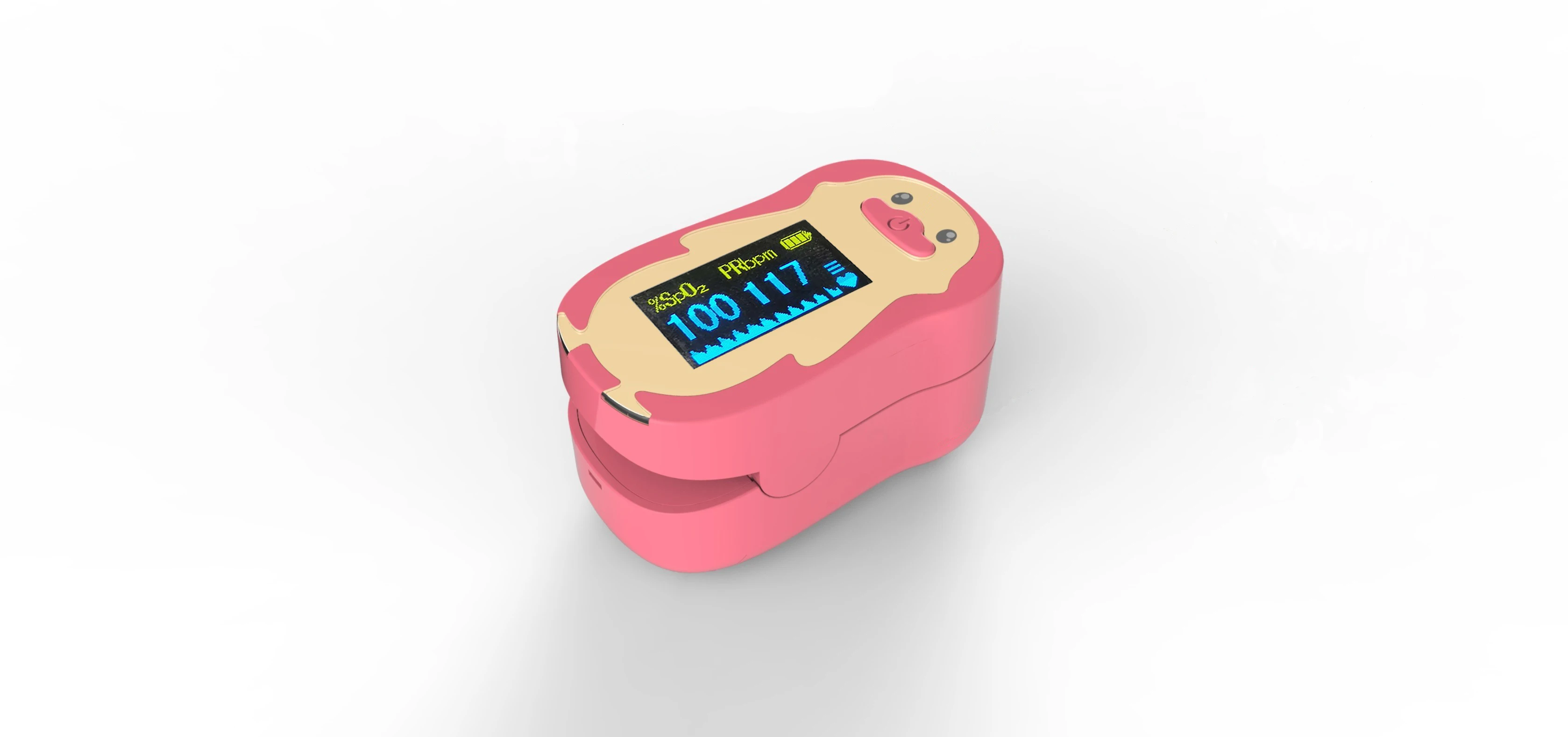 Oled Children Baby Oxy Meter Blood Oxygen Monitor Medical Neonate Kids Saturometer Fingertip Pediatric Pulse Oximeter