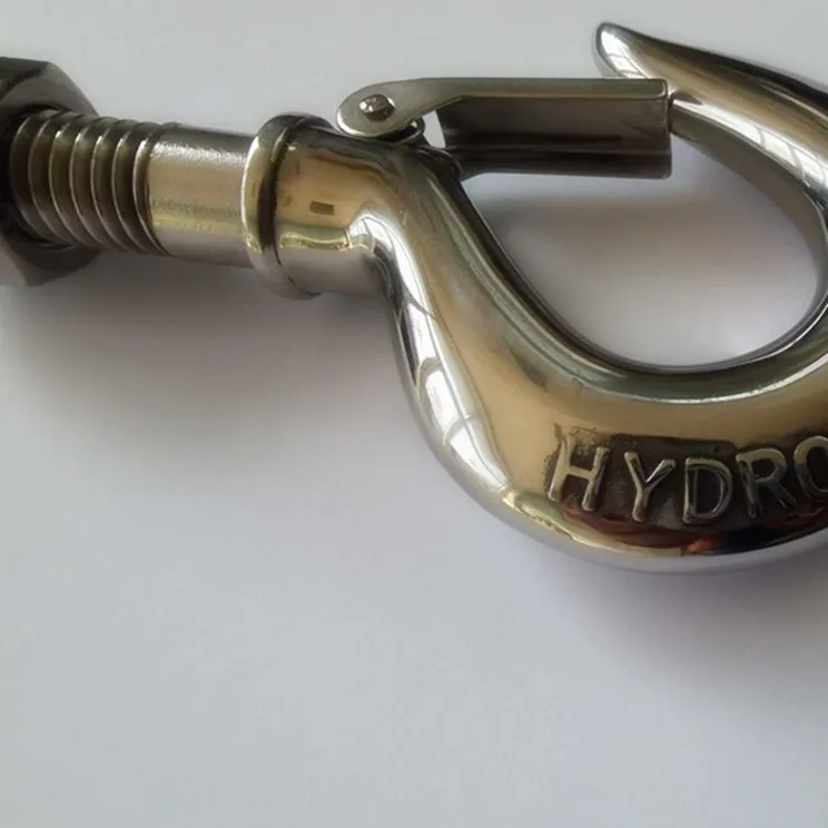 Factory Stainless Steel Heavy Duty Safety Lifting Hook Crane Hook Shank Hook for Marine