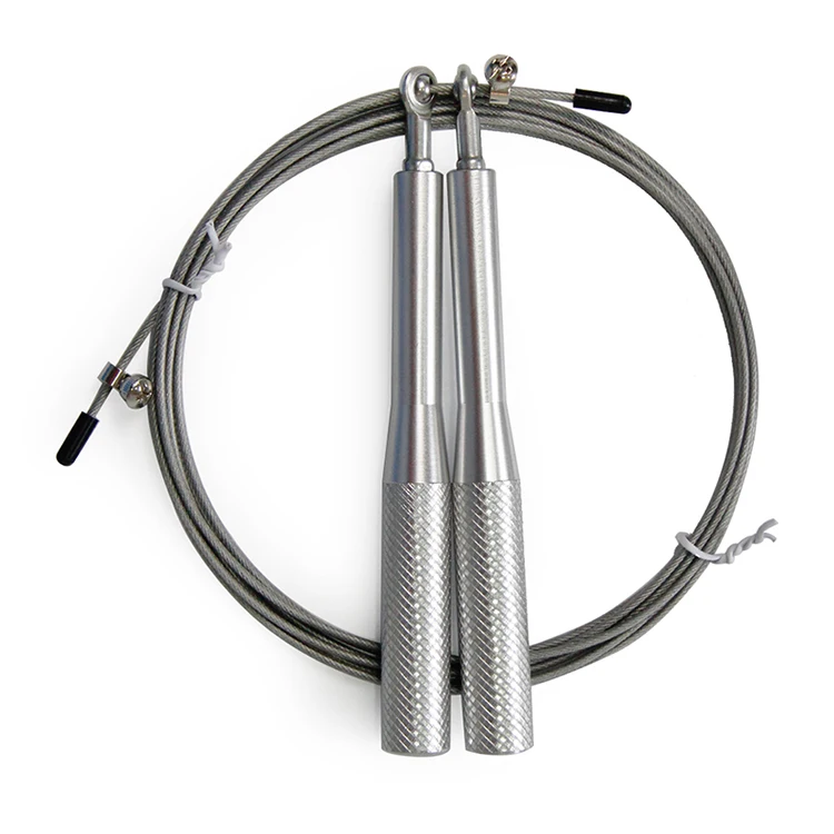 Jump Rope with Long Aluminum Anti-Slip Handles for Elite Athletes and Cardio Workouts