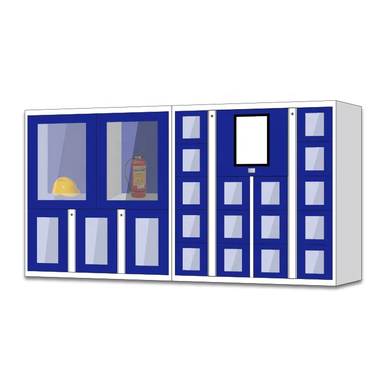 Staff electronic smart RFID locker system luggage with touch screen parcel delivery smart locker